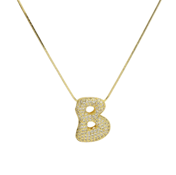 Bubble Letter Necklace